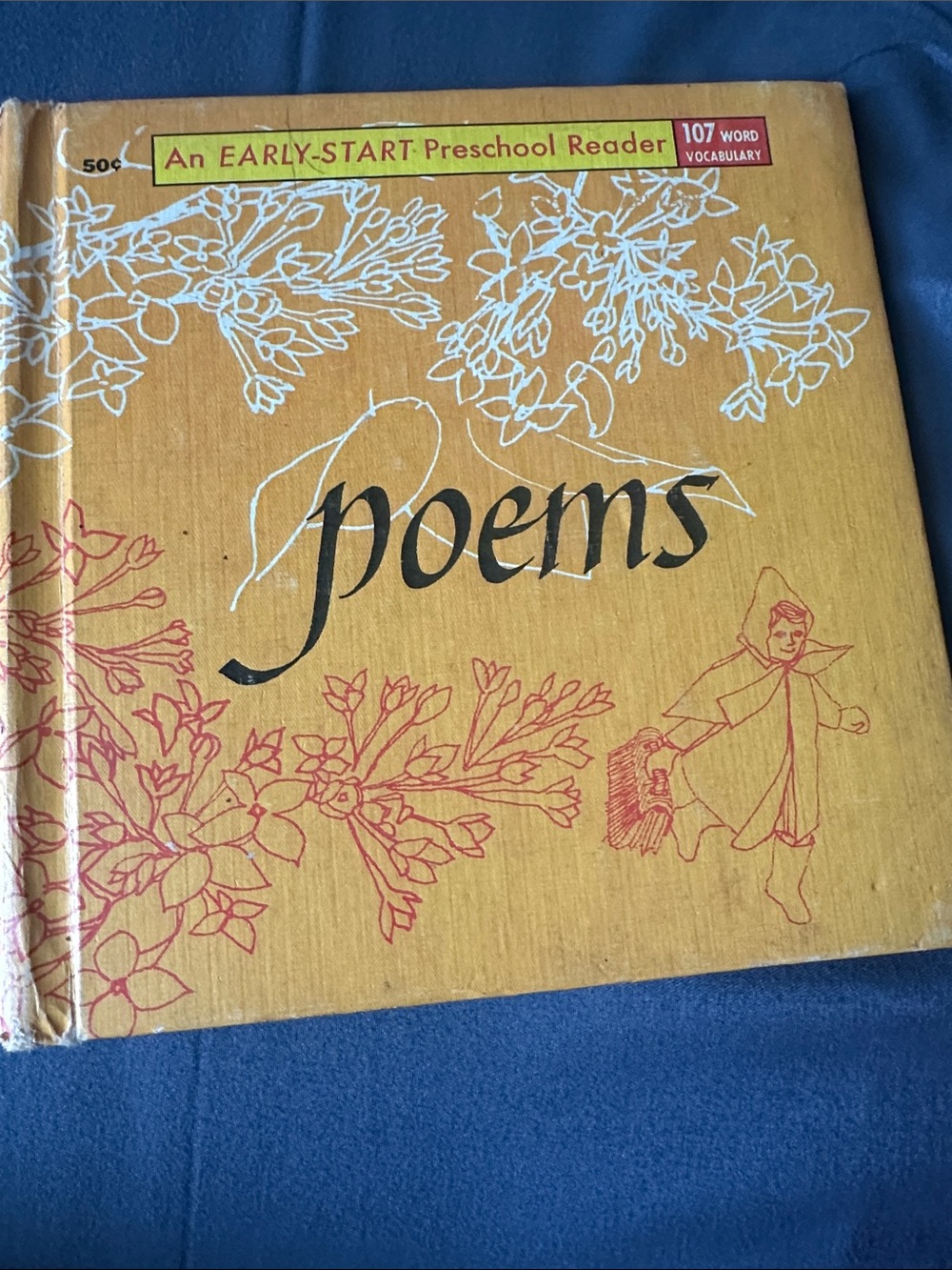 Poems Hardcover Preschool Reader in Mustard